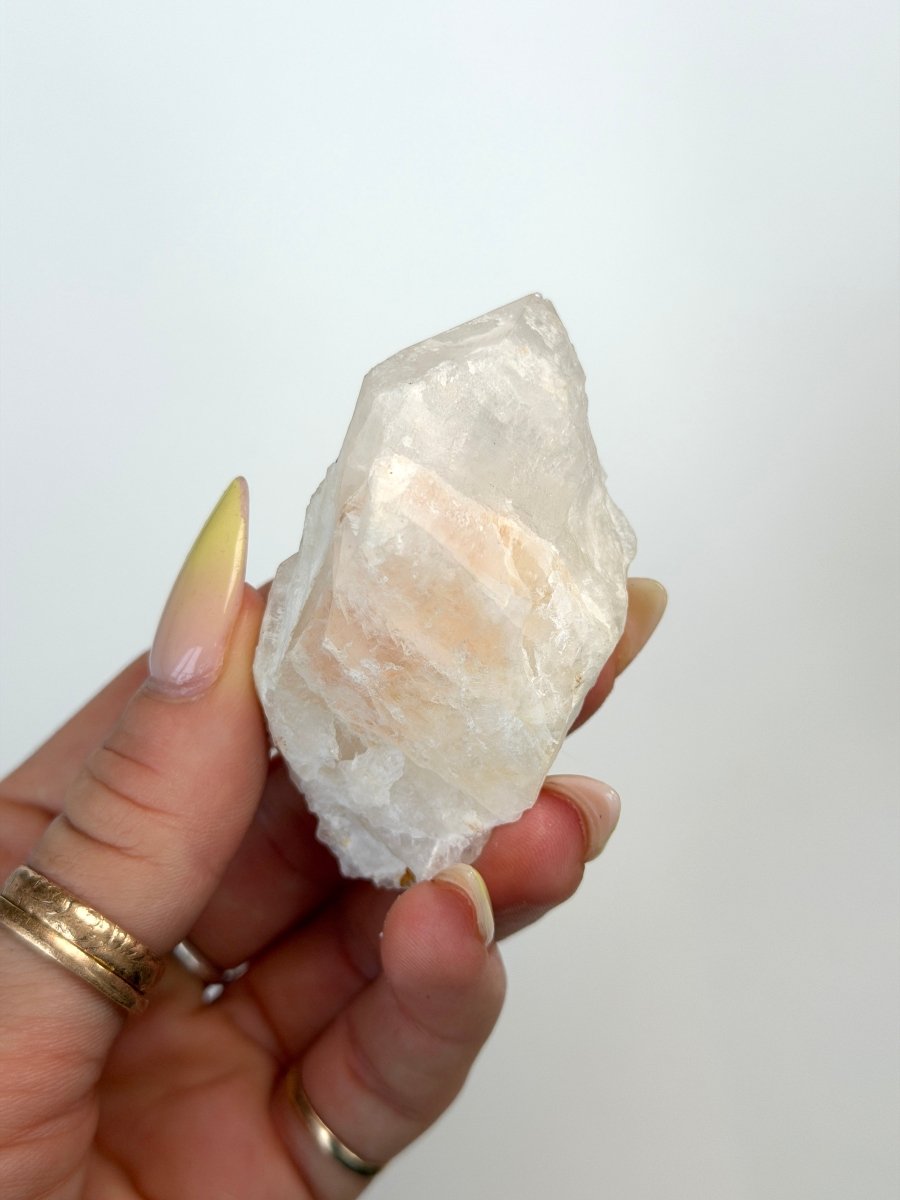Elestial Clear Quartz Point, Madagascar Clear Quartz Madagascar - Haus of Moss + Moon