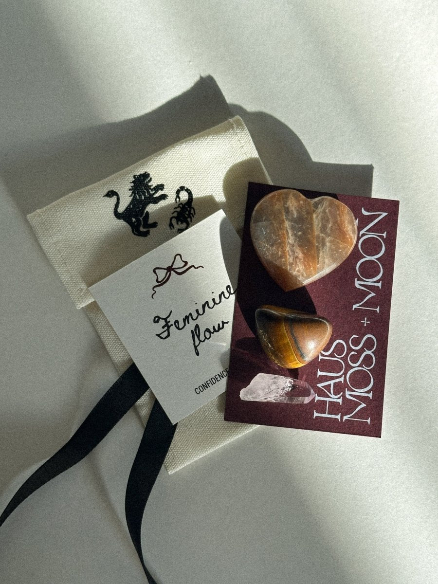 Feminine Flow Crystal Gift Set Gift SetsHaus of Moss + Moon - Haus of Moss + Moon