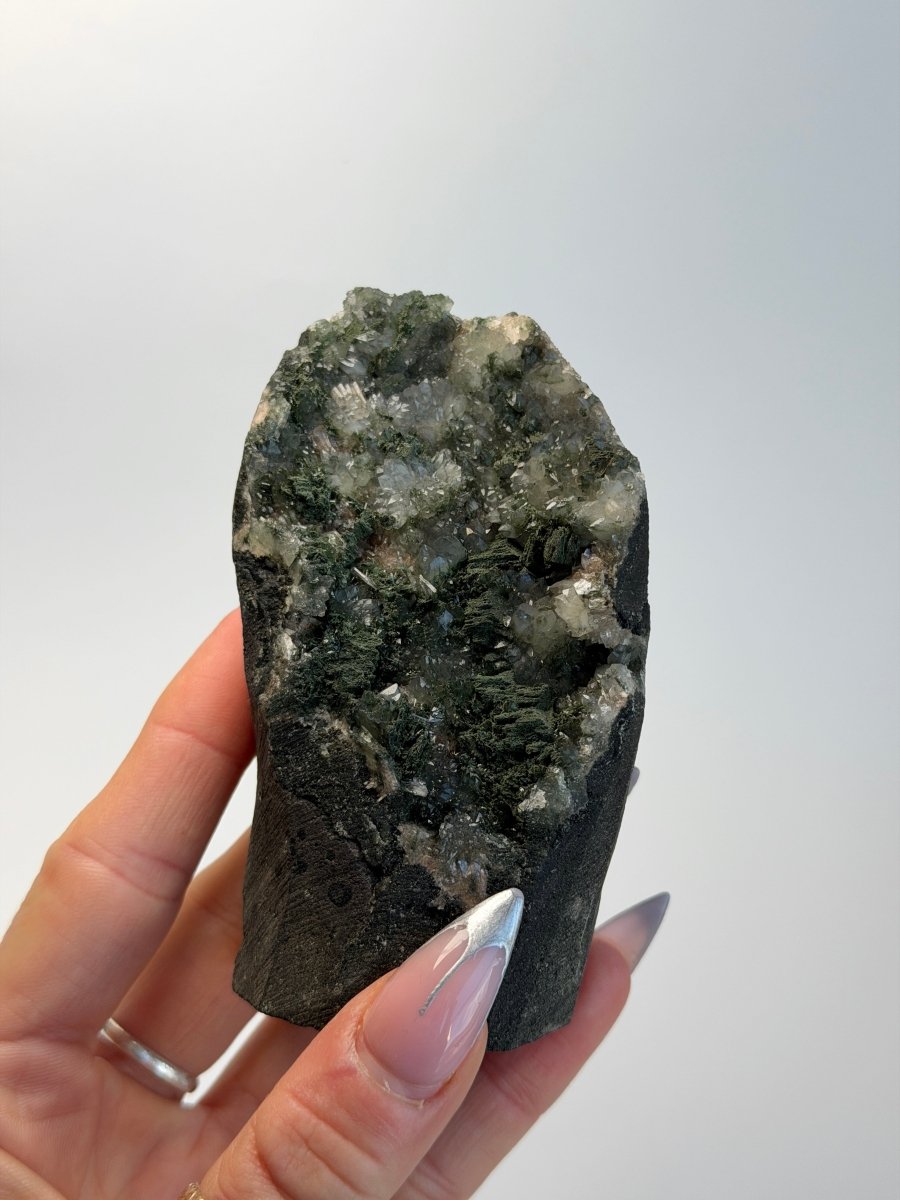 Green Chalcedony, Zeolites, B Zeolites India - Haus of Moss + Moon