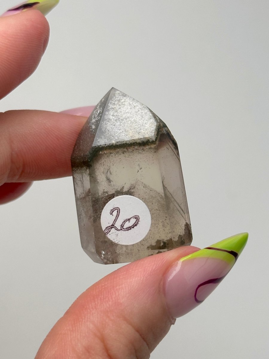 Hematite 'Lithium' Quartz Points, Bahia, Brazil, A Included QuartzBrazil - Haus of Moss + Moon