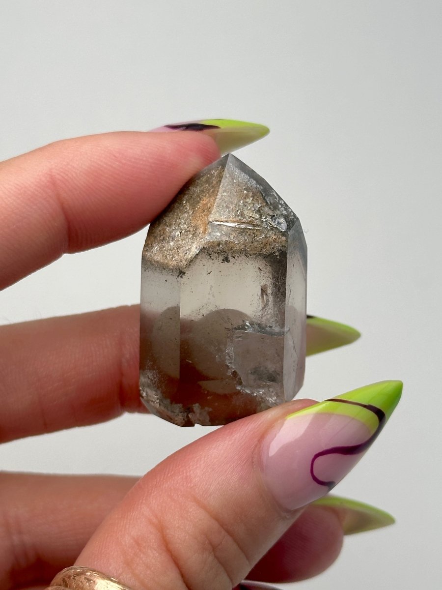 Hematite 'Lithium' Quartz Points, Bahia, Brazil, A Included QuartzBrazil - Haus of Moss + Moon