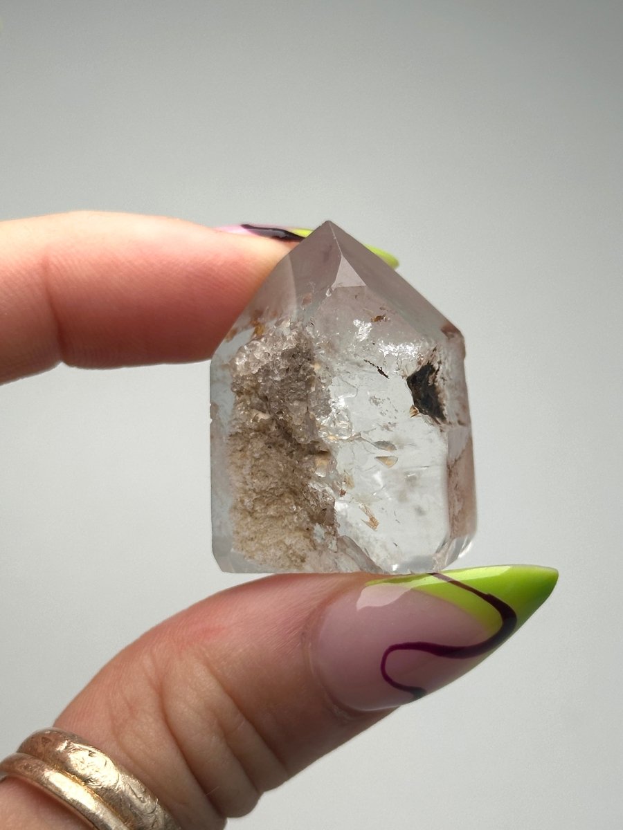 Hematite 'Lithium' Quartz Points, Bahia, Brazil, B Included QuartzBrazil - Haus of Moss + Moon