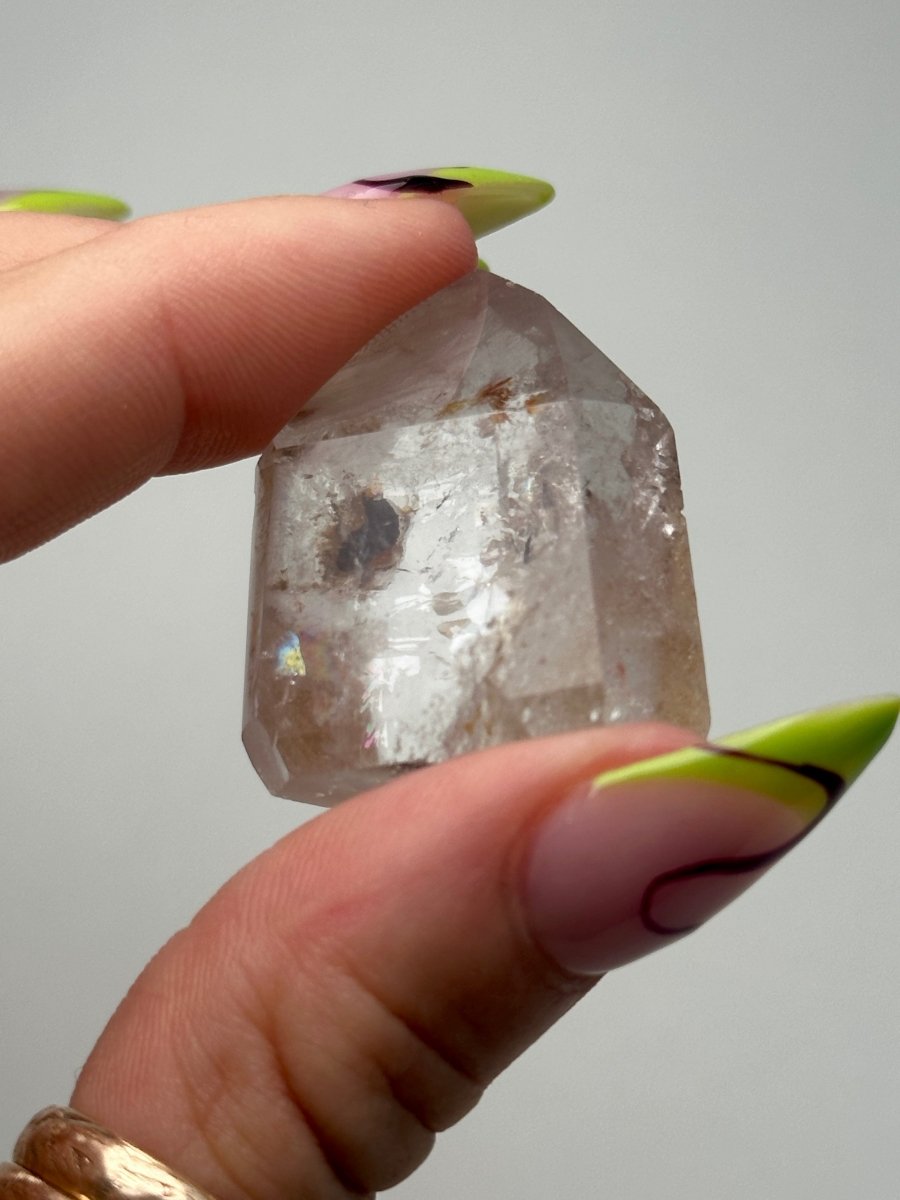 Hematite 'Lithium' Quartz Points, Bahia, Brazil, B Included QuartzBrazil - Haus of Moss + Moon