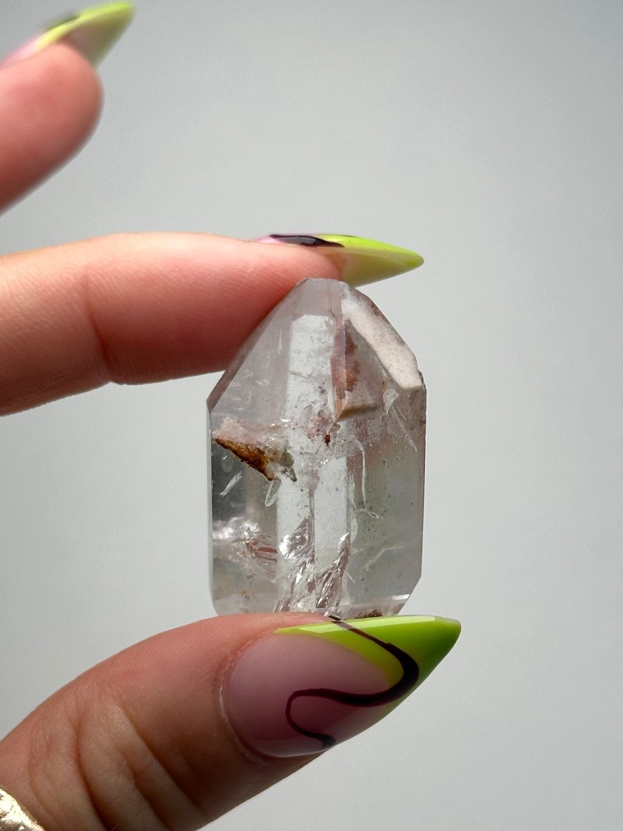 Hematite 'Lithium' Quartz Points, Bahia, Brazil, D Included QuartzBrazil - Haus of Moss + Moon