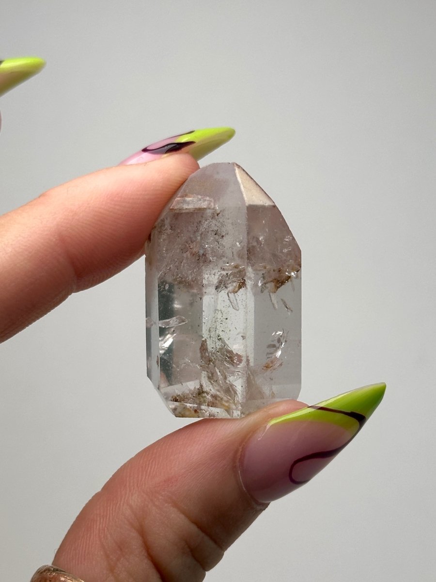 Hematite 'Lithium' Quartz Points, Bahia, Brazil, D Included QuartzBrazil - Haus of Moss + Moon