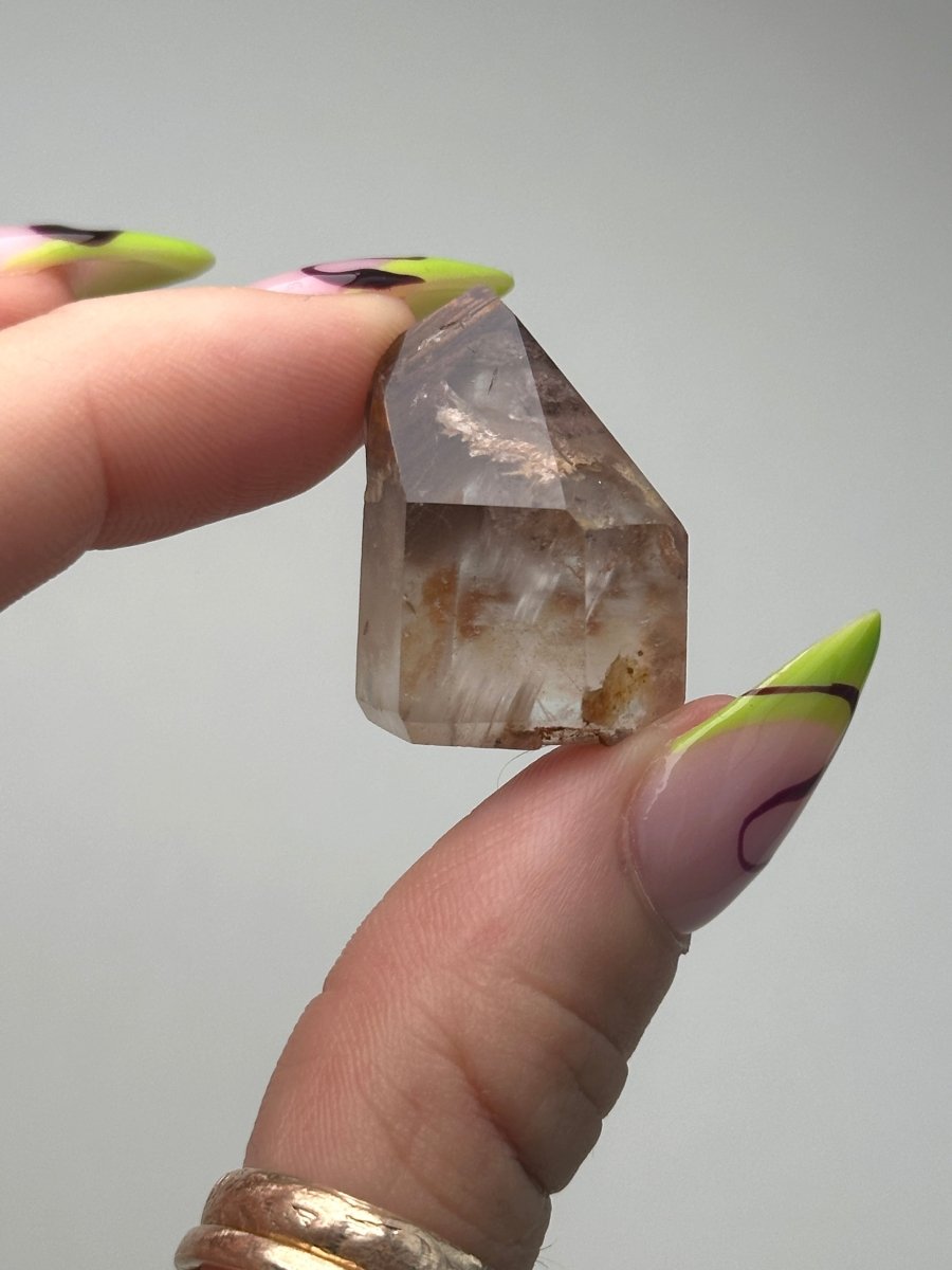 Hematite 'Lithium' Quartz Points, Bahia, Brazil, F Included QuartzBrazil - Haus of Moss + Moon