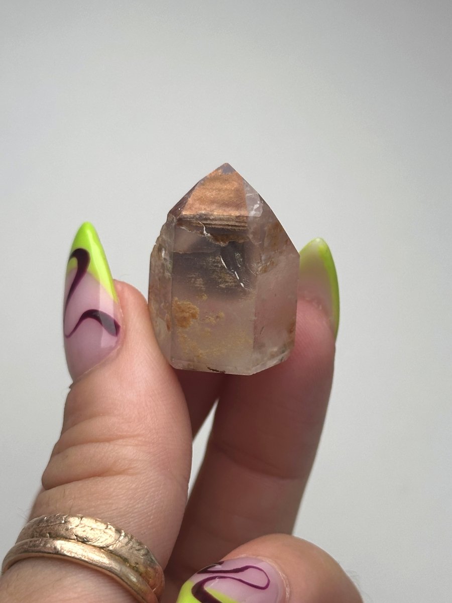 Hematite 'Lithium' Quartz Points, Bahia, Brazil, F Included QuartzBrazil - Haus of Moss + Moon