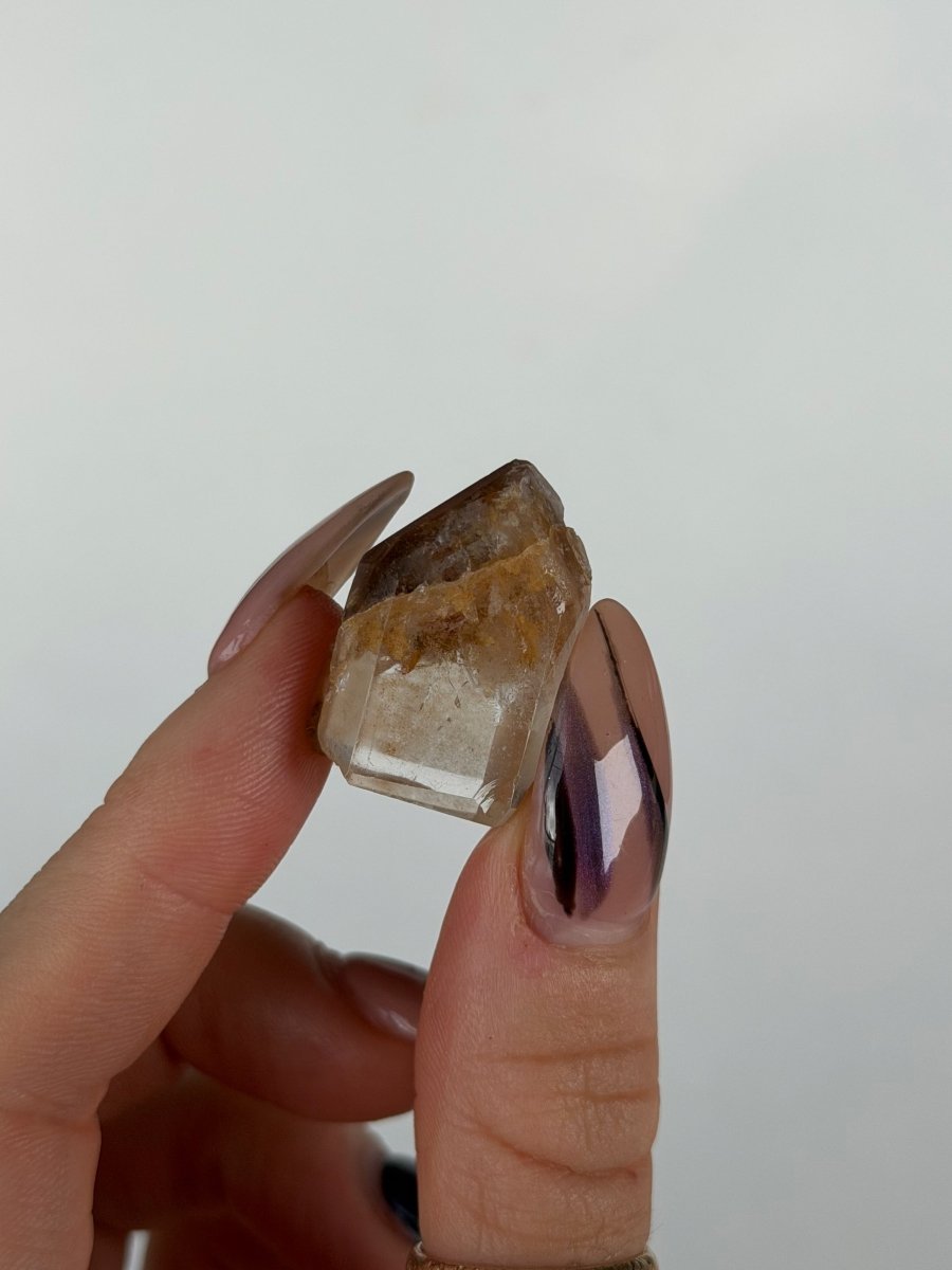 Hematite 'Lithium' Quartz Points, Bahia, Brazil, G Included QuartzBrazil - Haus of Moss + Moon