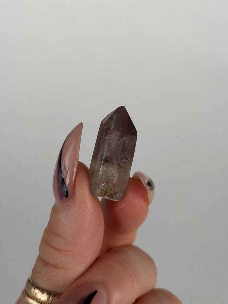 Hematite 'Lithium' Quartz Points, Bahia, Brazil, I Included QuartzBrazil - Haus of Moss + Moon