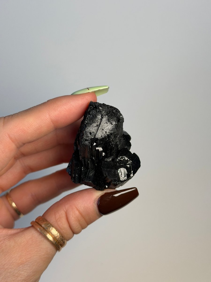 Large Black Tourmaline, Madagascar TourmalineMadagascar - Haus of Moss + Moon