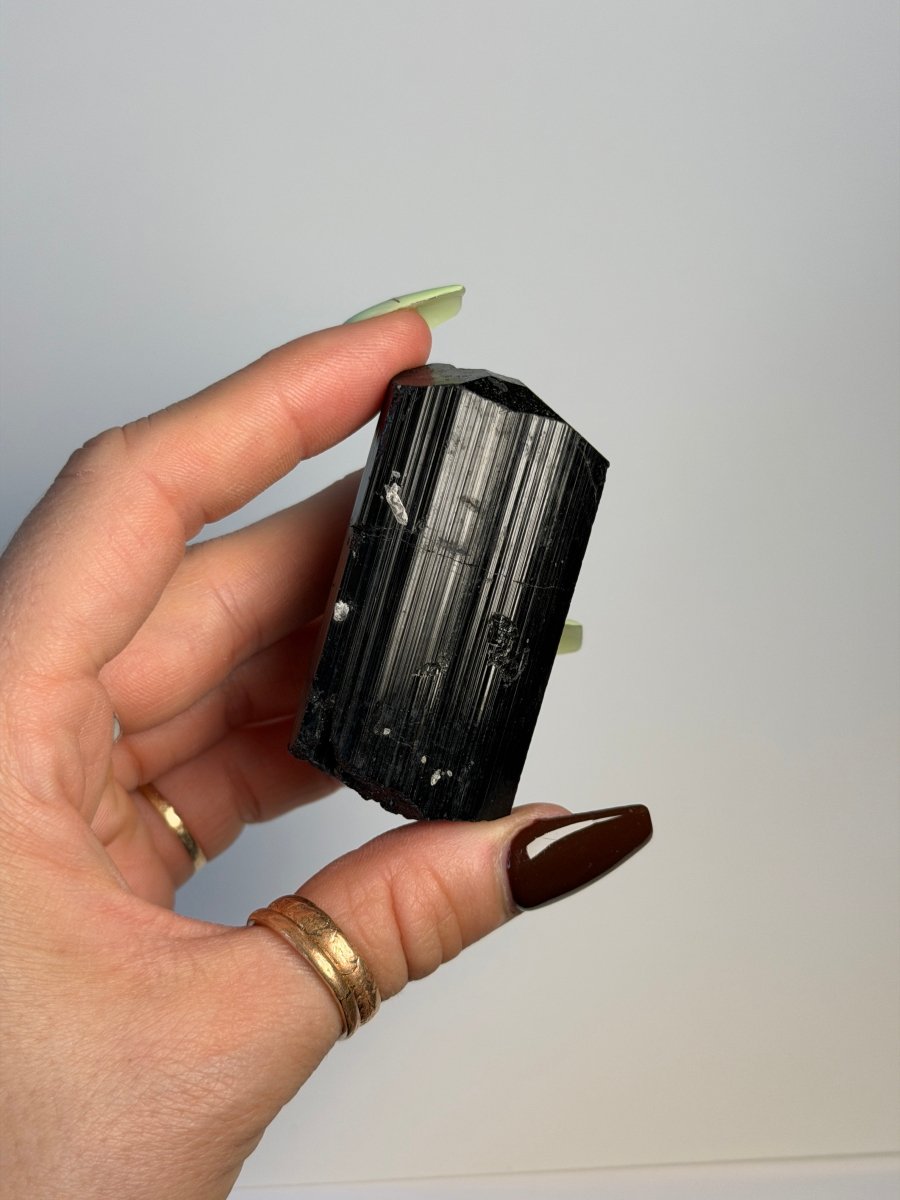 Large Black Tourmaline, Madagascar TourmalineMadagascar - Haus of Moss + Moon