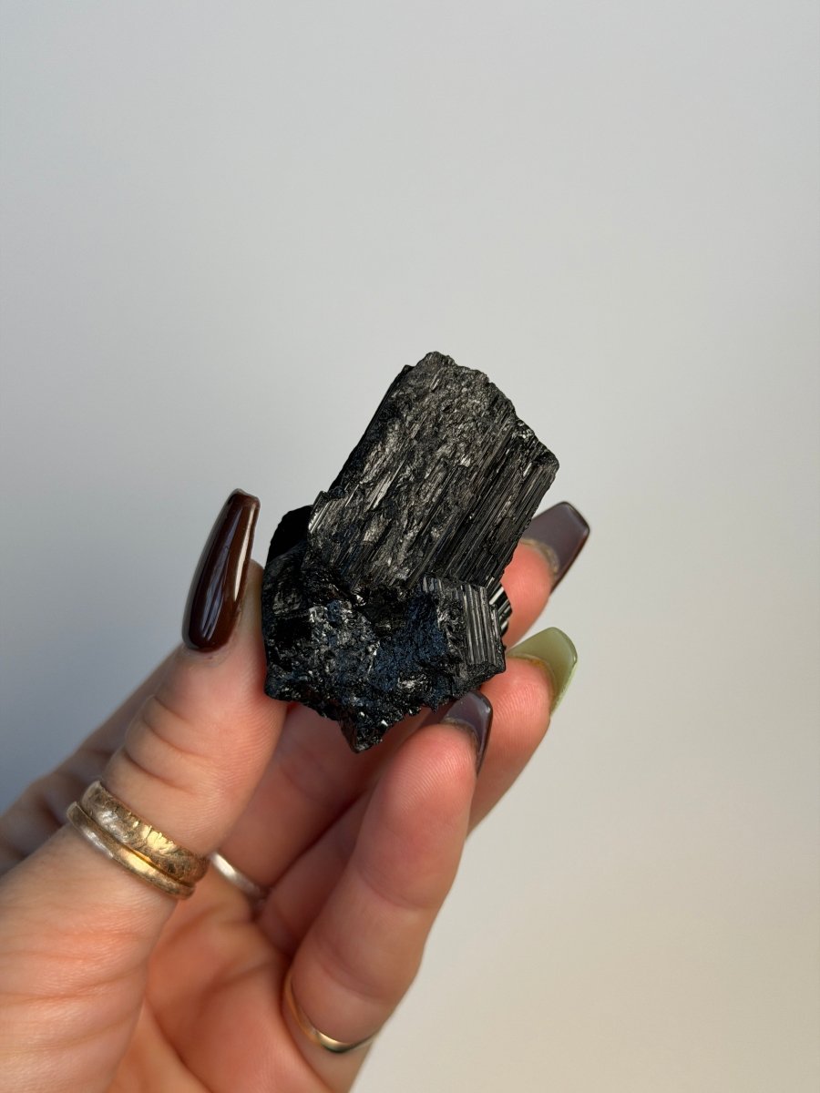 Large Black Tourmaline, Madagascar TourmalineMadagascar - Haus of Moss + Moon