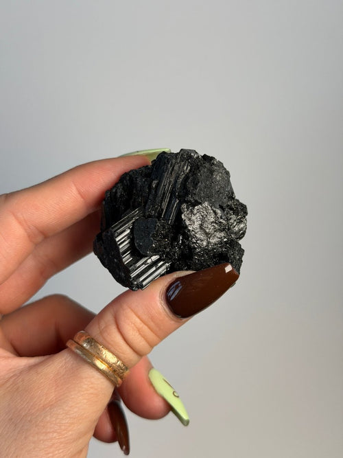 Large Black Tourmaline, Madagascar TourmalineMadagascar - Haus of Moss + Moon