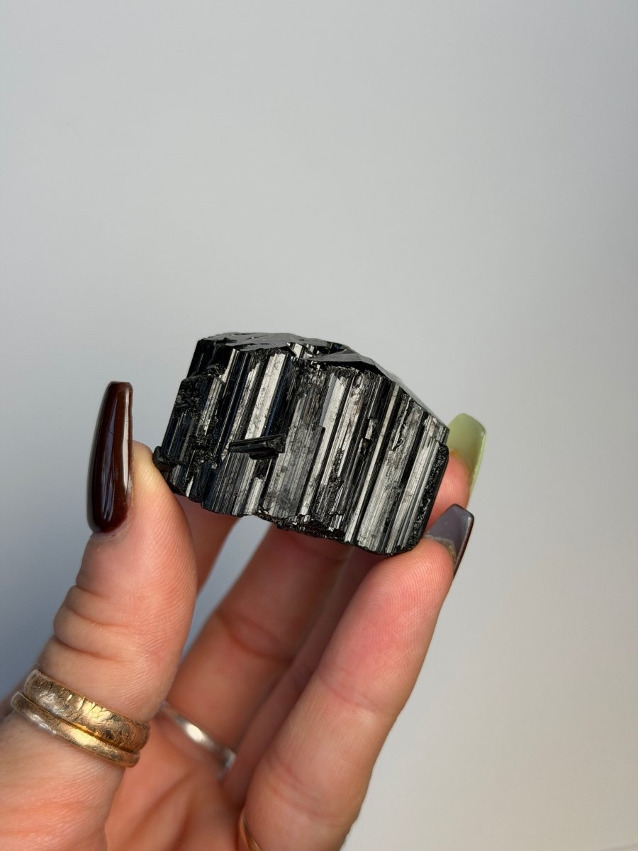 Large Black Tourmaline, Madagascar TourmalineMadagascar - Haus of Moss + Moon