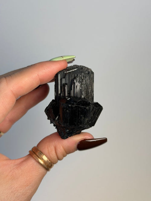 Large Black Tourmaline, Madagascar TourmalineMadagascar - Haus of Moss + Moon