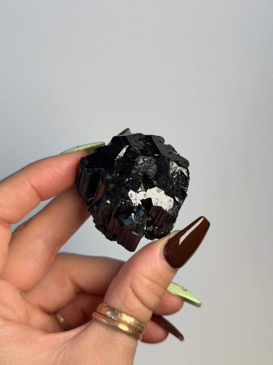 Large Black Tourmaline, Madagascar TourmalineMadagascar - Haus of Moss + Moon