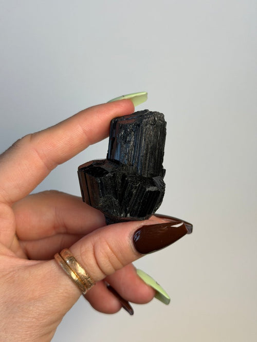 Large Black Tourmaline, Madagascar TourmalineMadagascar - Haus of Moss + Moon