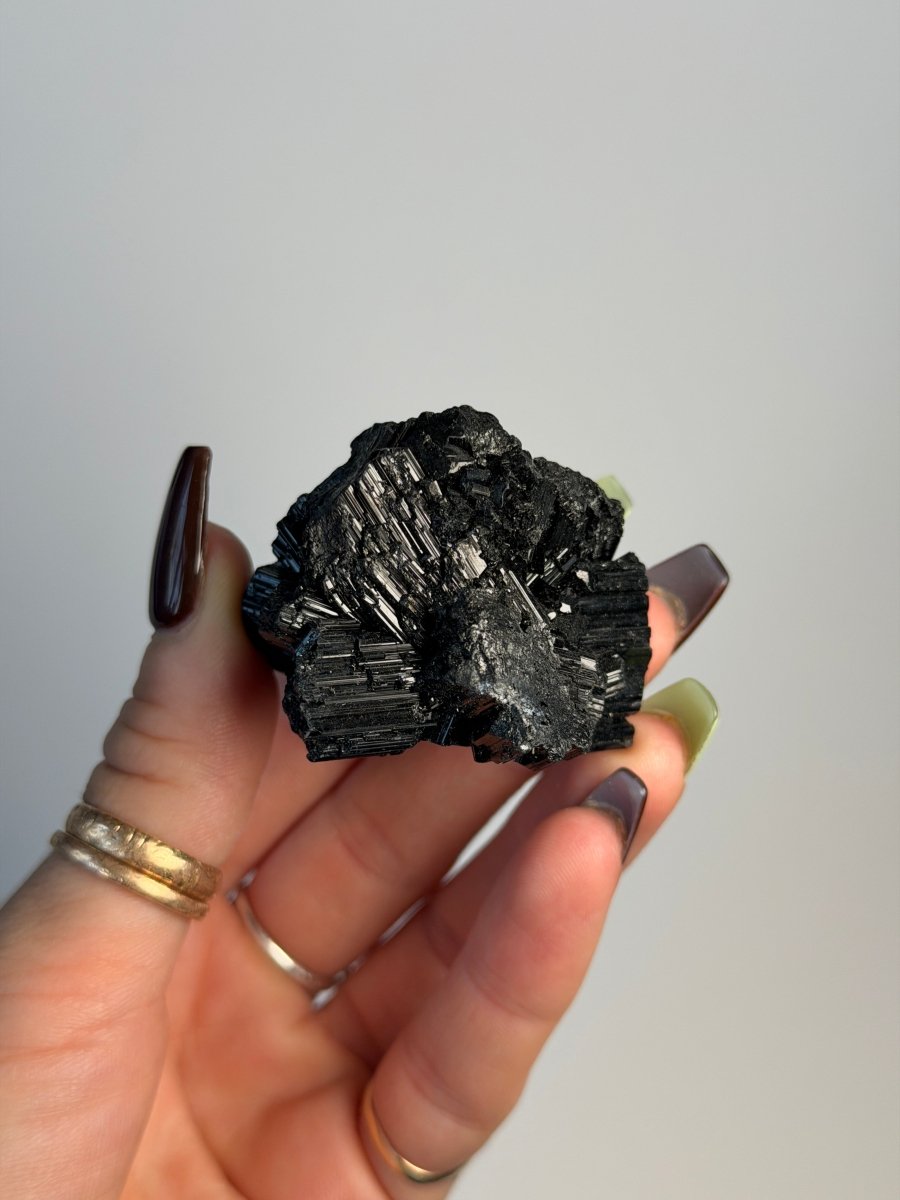 Large Black Tourmaline, Madagascar TourmalineMadagascar - Haus of Moss + Moon