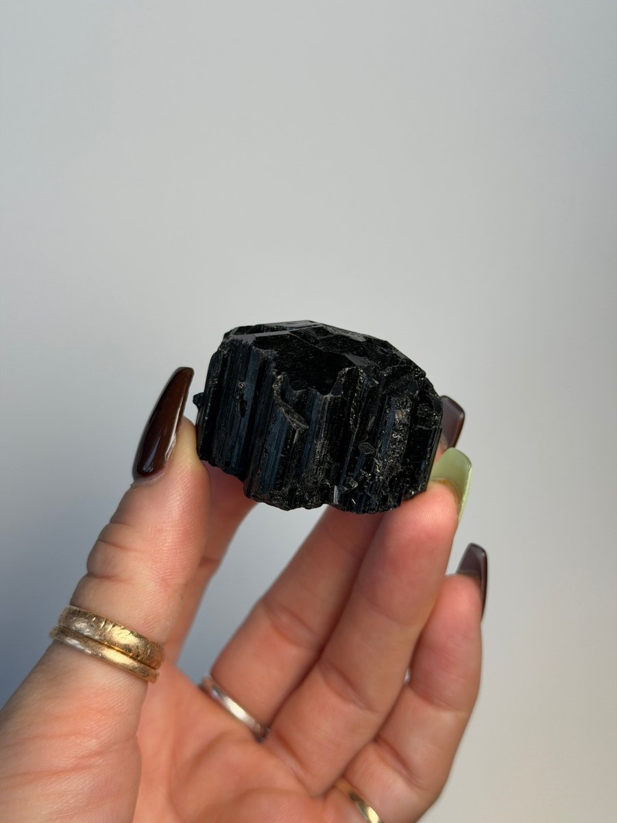 Large Black Tourmaline, Madagascar TourmalineMadagascar - Haus of Moss + Moon