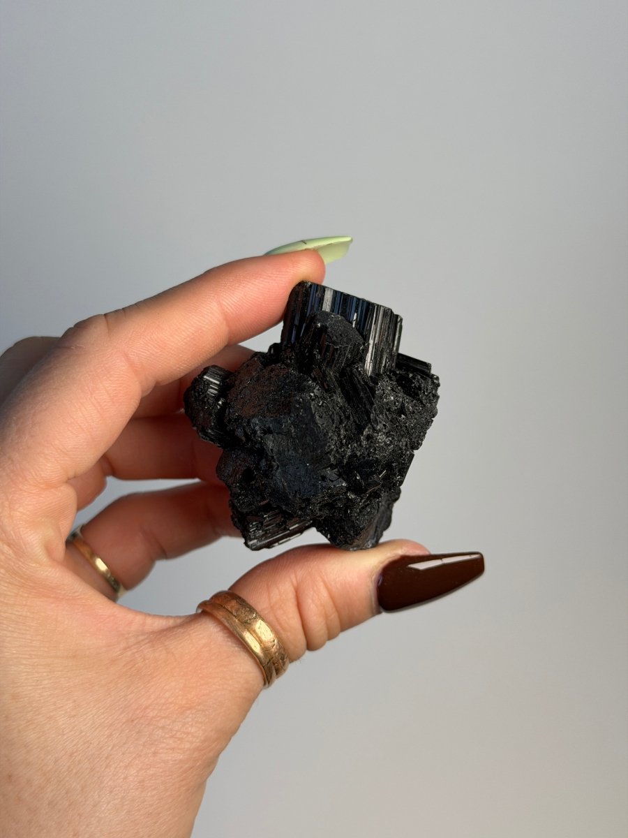 Large Black Tourmaline, Madagascar TourmalineMadagascar - Haus of Moss + Moon