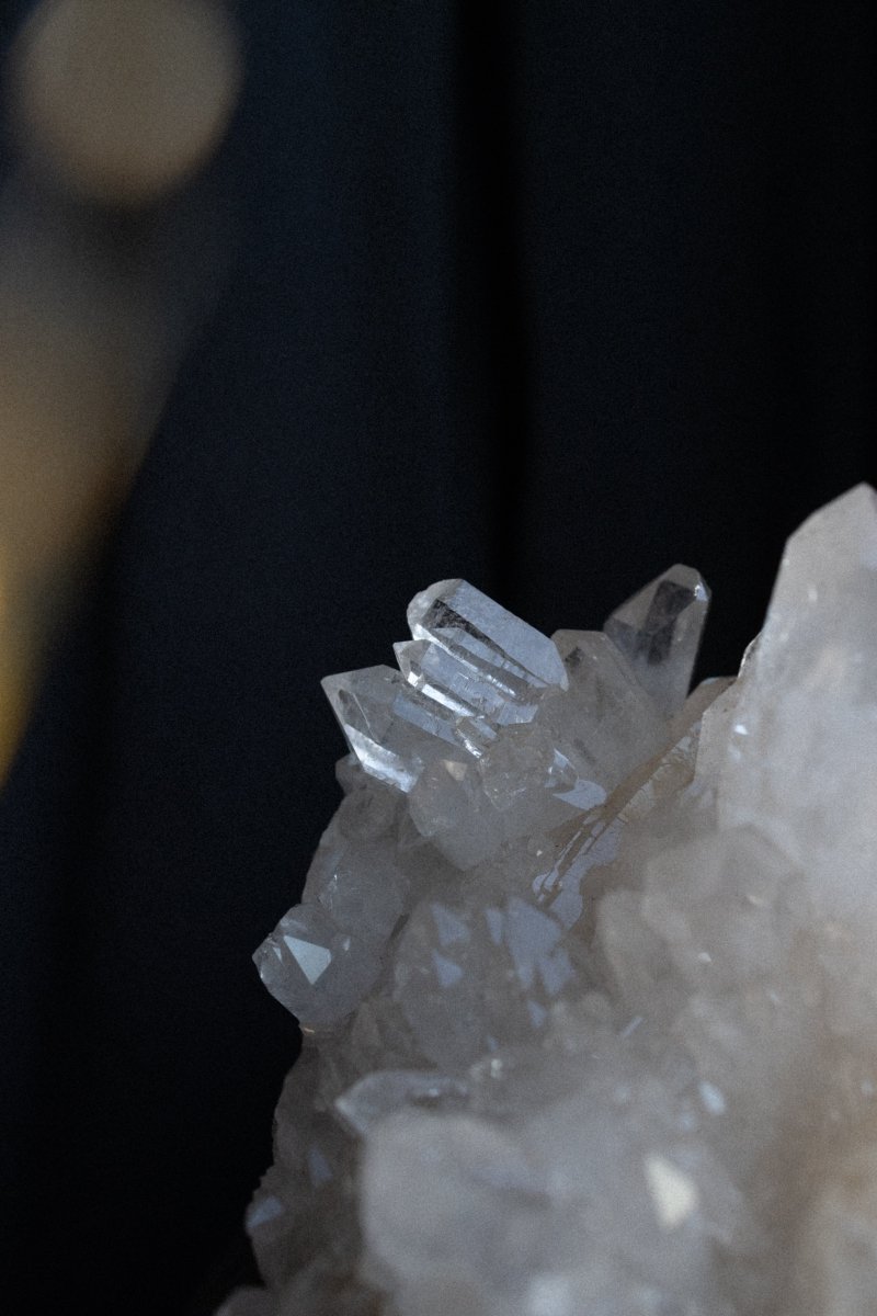 Large Clear Quartz Cluster, Diamantina, A Clear QuartzBrazil - Haus of Moss + Moon