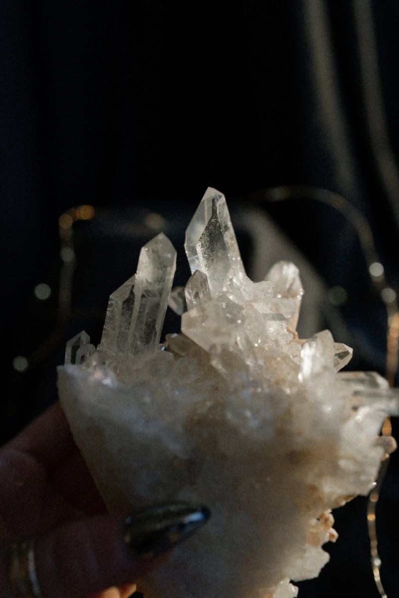 Large Clear Quartz Cluster, Diamantina, C Clear QuartzBrazil - Haus of Moss + Moon