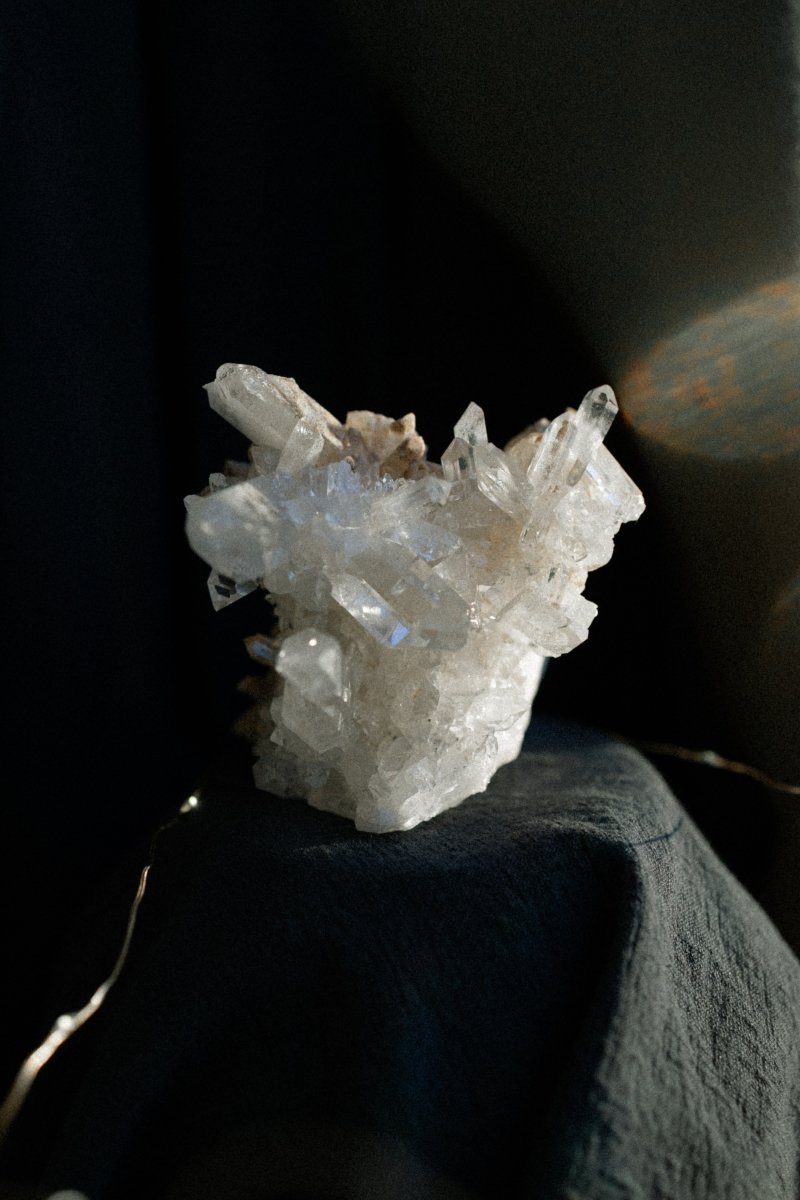Large Clear Quartz Cluster, Diamantina, C Clear QuartzBrazil - Haus of Moss + Moon