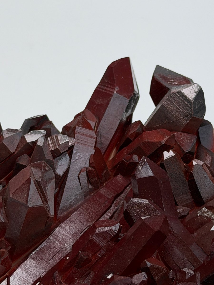 Large Hematite Coated Quartz, Morocco, H Hematoid QuartzMorocco - Haus of Moss + Moon