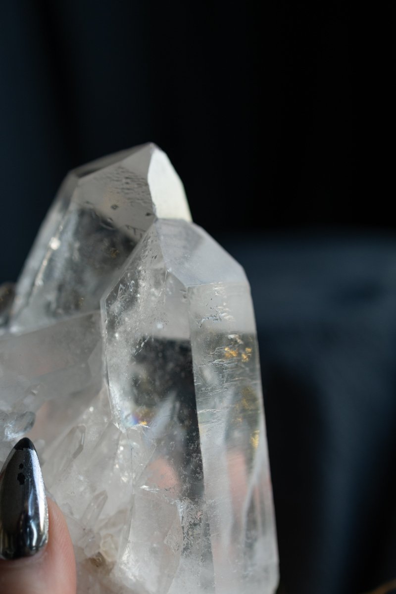 Large Starbrary Clear Quartz Cluster, Diamantina, B Clear QuartzBrazil - Haus of Moss + Moon