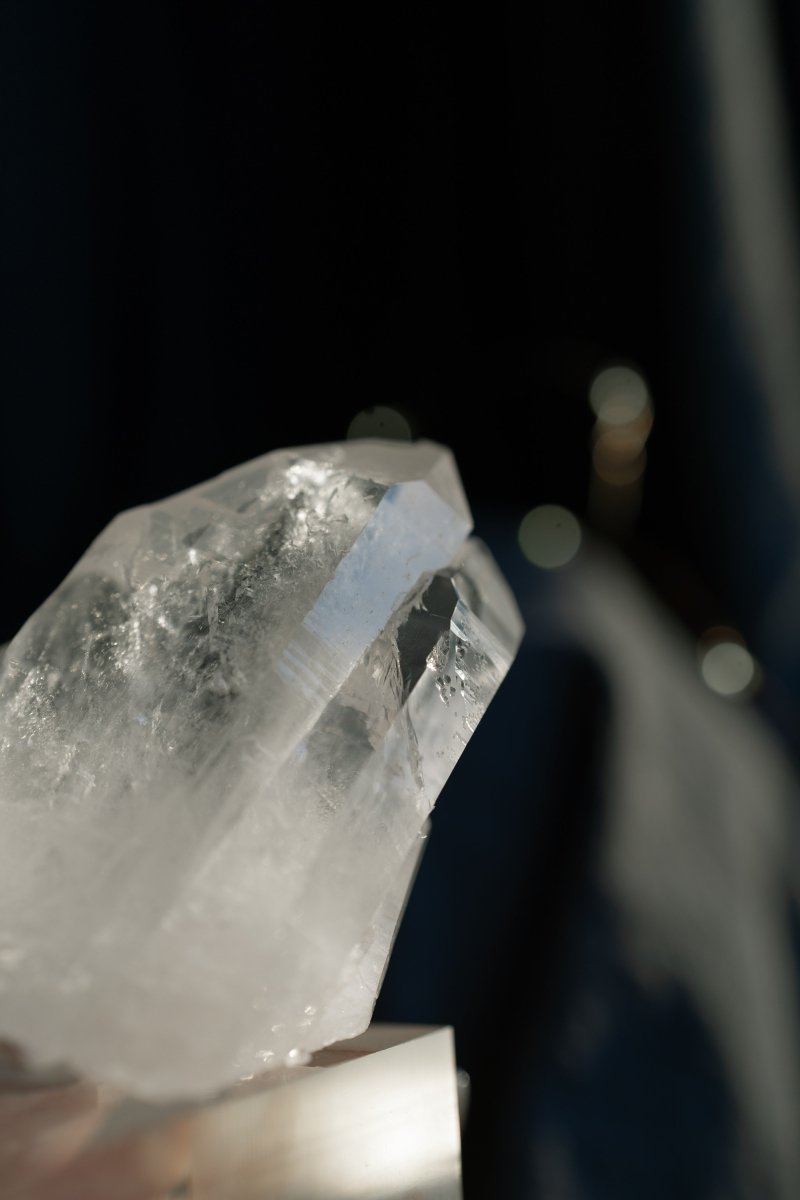 Large Starbrary Clear Quartz Cluster, Diamantina, Q Clear QuartzBrazil - Haus of Moss + Moon