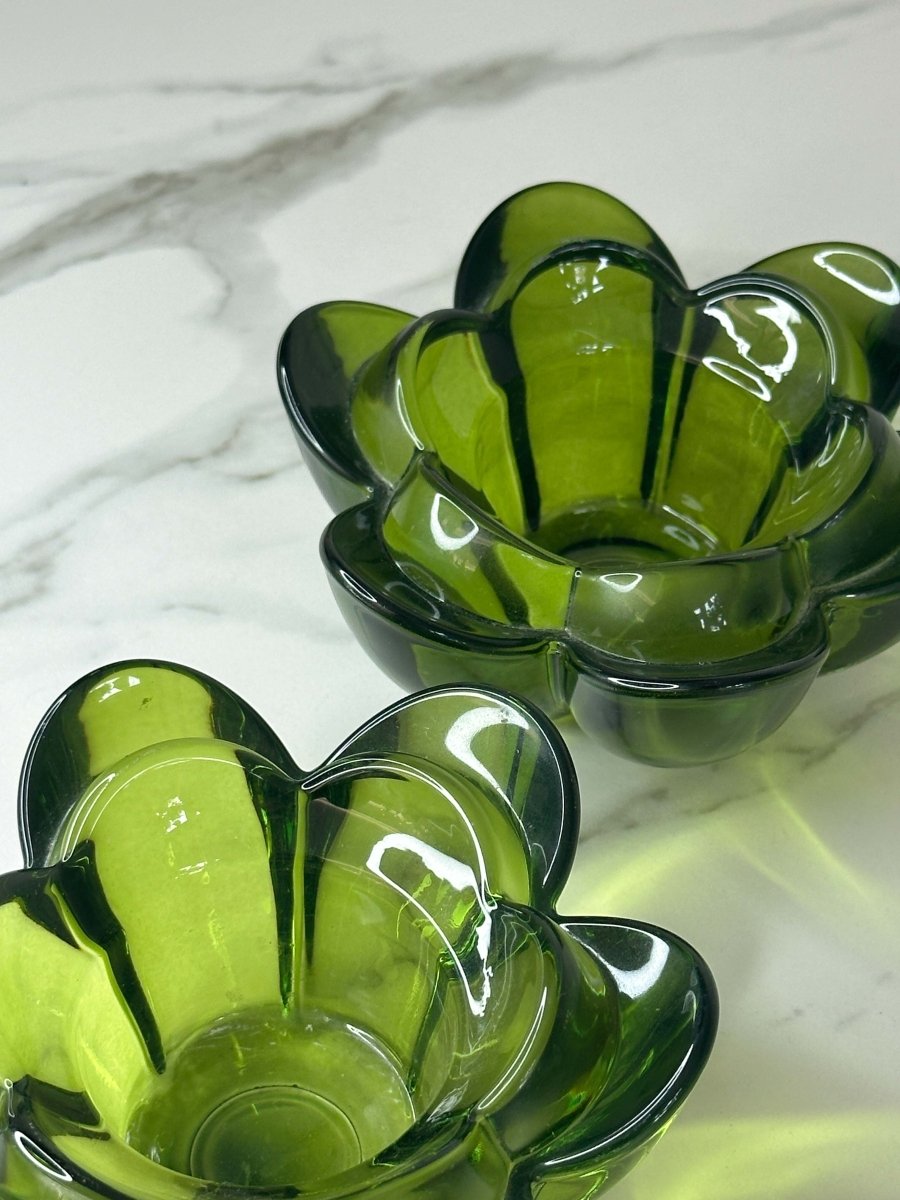 Lotus Flower Tealight Holder Pair Tea Light HoldersHaus of Moss + Moon - Haus of Moss + Moon