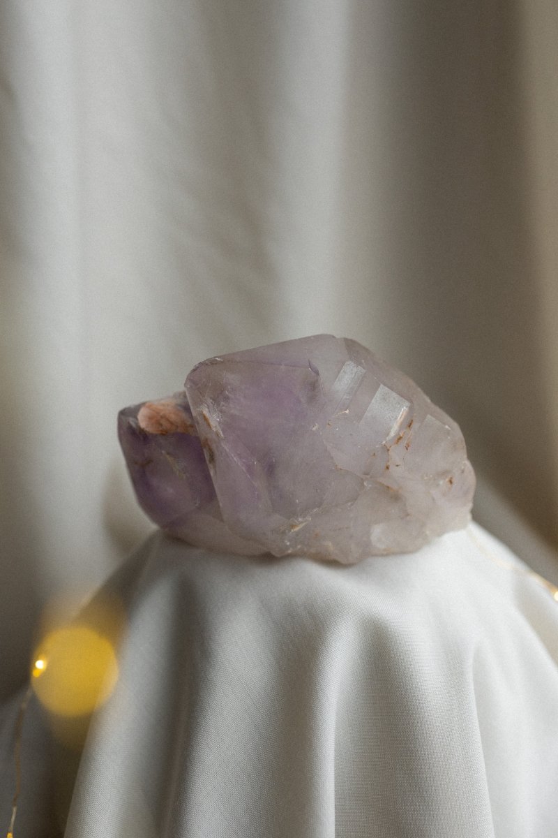 Madagascan Elestial Amethyst, C AmethystMadagascar - Haus of Moss + Moon