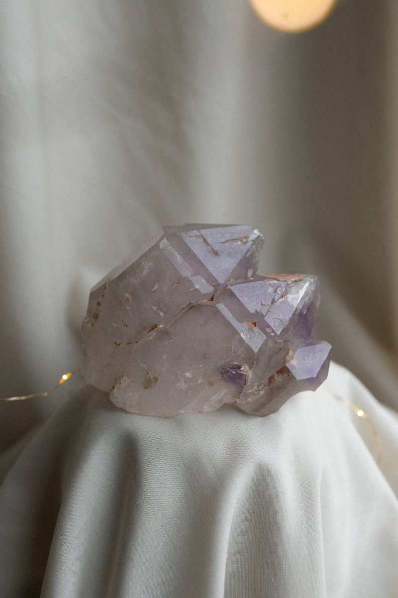Madagascan Elestial Amethyst, C AmethystMadagascar - Haus of Moss + Moon