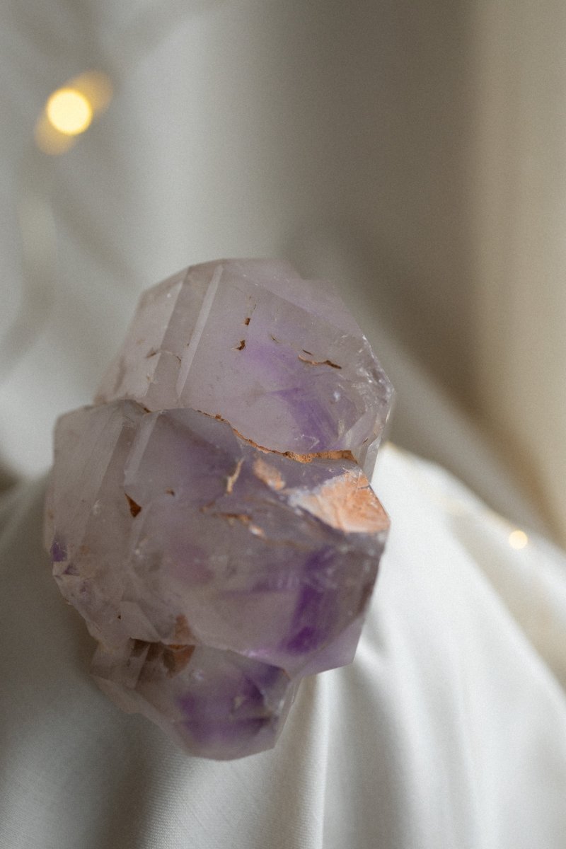 Madagascan Elestial Amethyst, C AmethystMadagascar - Haus of Moss + Moon