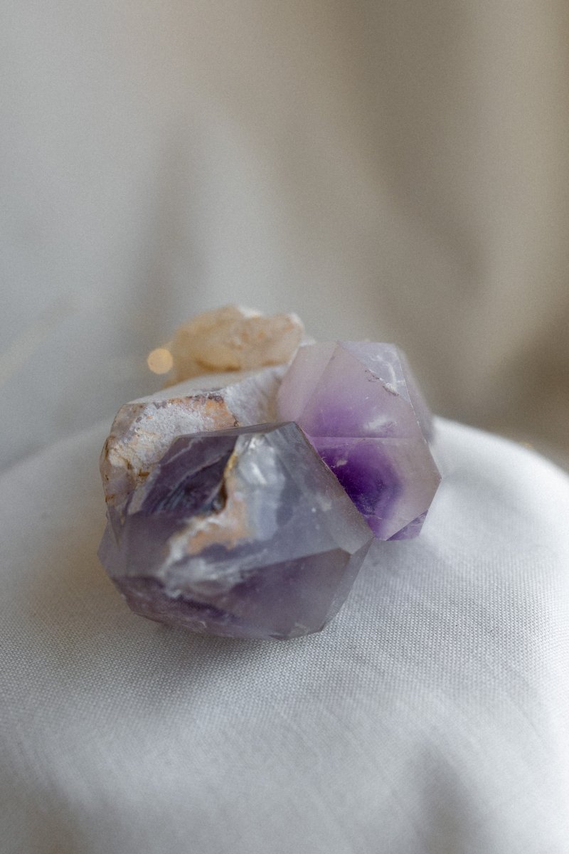 Madagascan Elestial Amethyst, O AmethystMadagascar - Haus of Moss + Moon