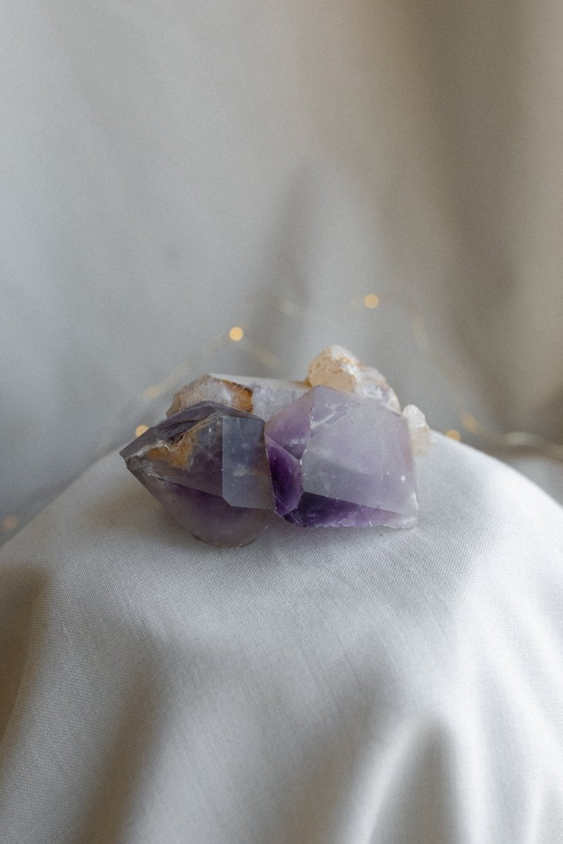 Madagascan Elestial Amethyst, O AmethystMadagascar - Haus of Moss + Moon