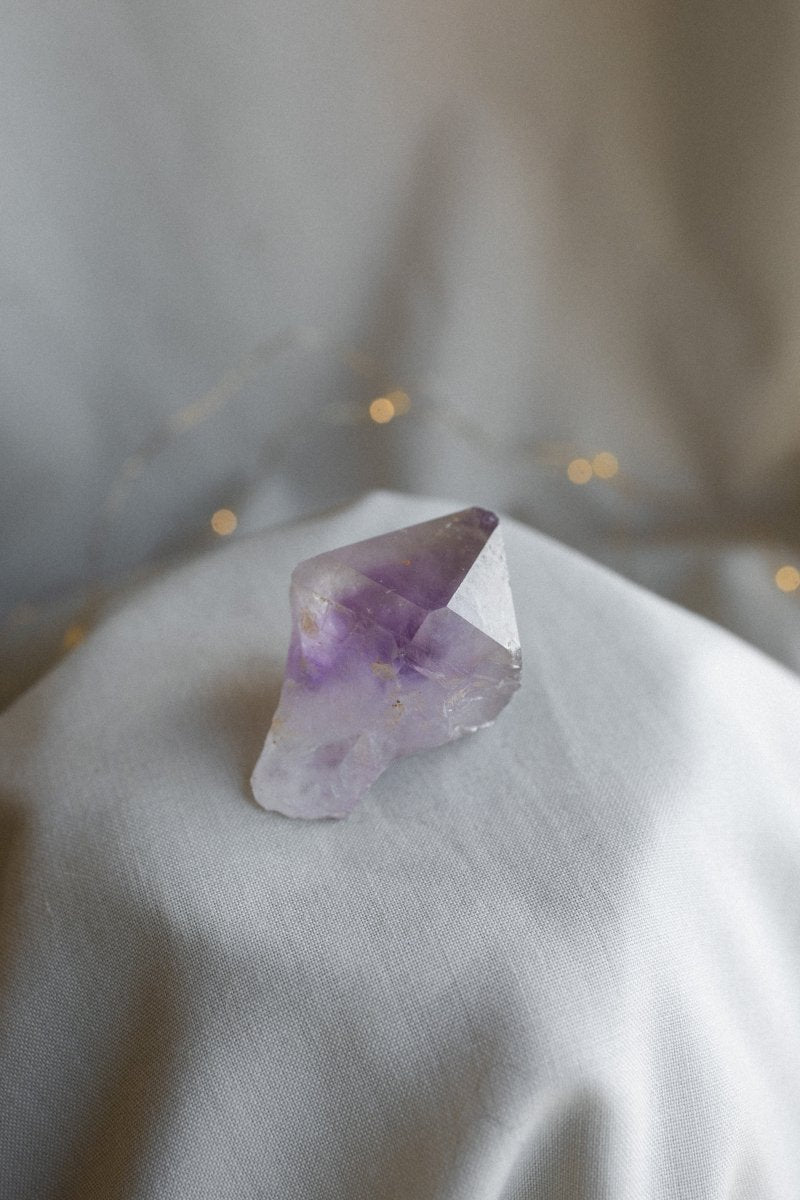 Madagascan Elestial Amethyst, P AmethystMadagascar - Haus of Moss + Moon