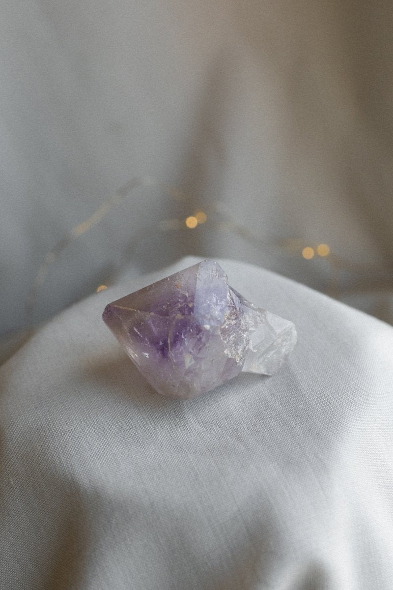 Madagascan Elestial Amethyst, P AmethystMadagascar - Haus of Moss + Moon
