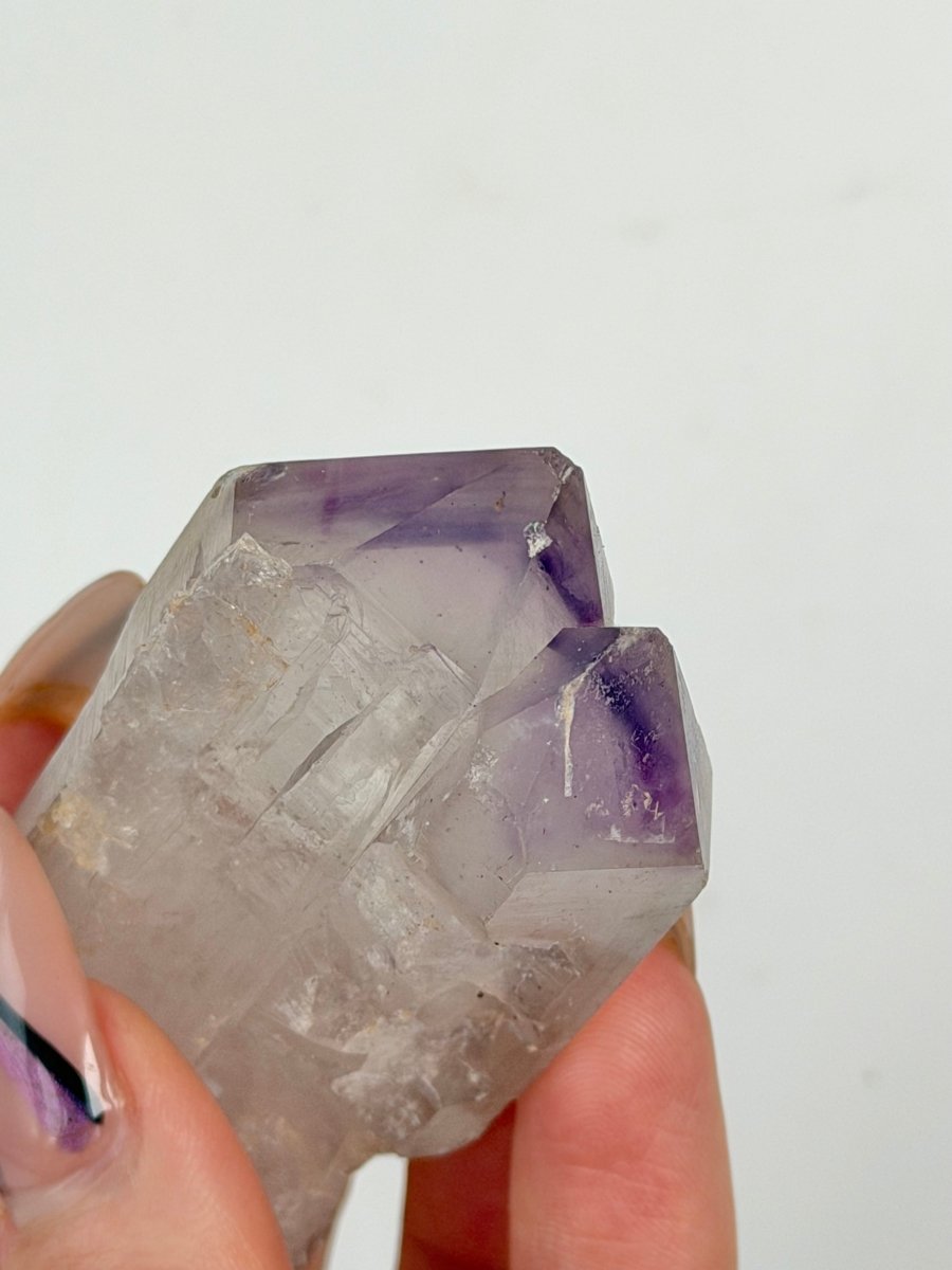 Madagascan Elestial Amethyst, Q AmethystMadagascar - Haus of Moss + Moon