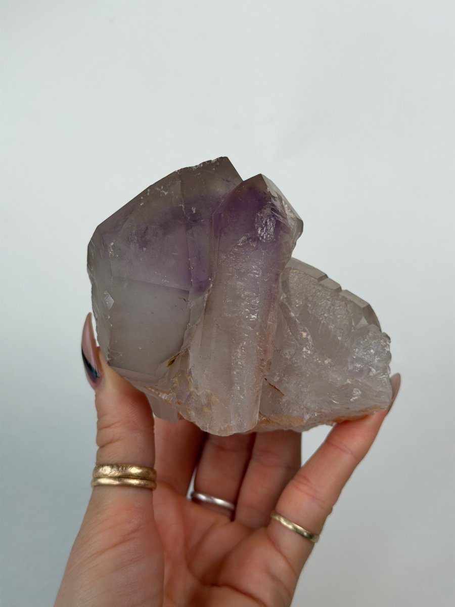 Madagascan Elestial Amethyst, S AmethystMadagascar - Haus of Moss + Moon