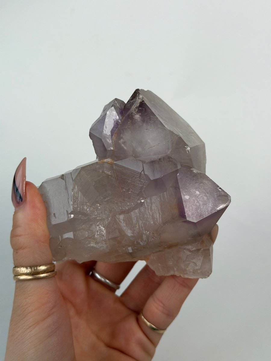 Madagascan Elestial Amethyst, S AmethystMadagascar - Haus of Moss + Moon