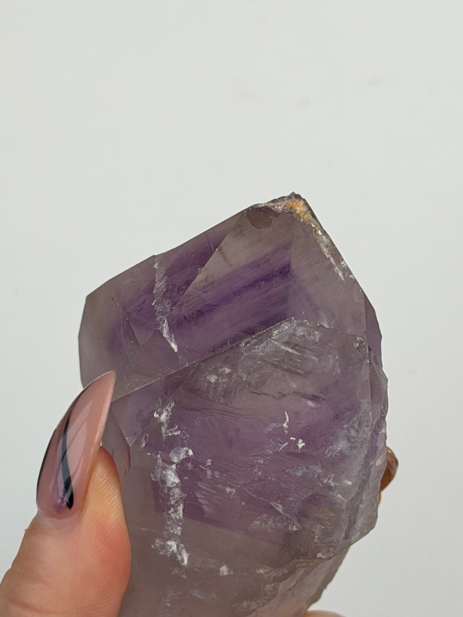 Madagascan Elestial Amethyst, T AmethystMadagascar - Haus of Moss + Moon