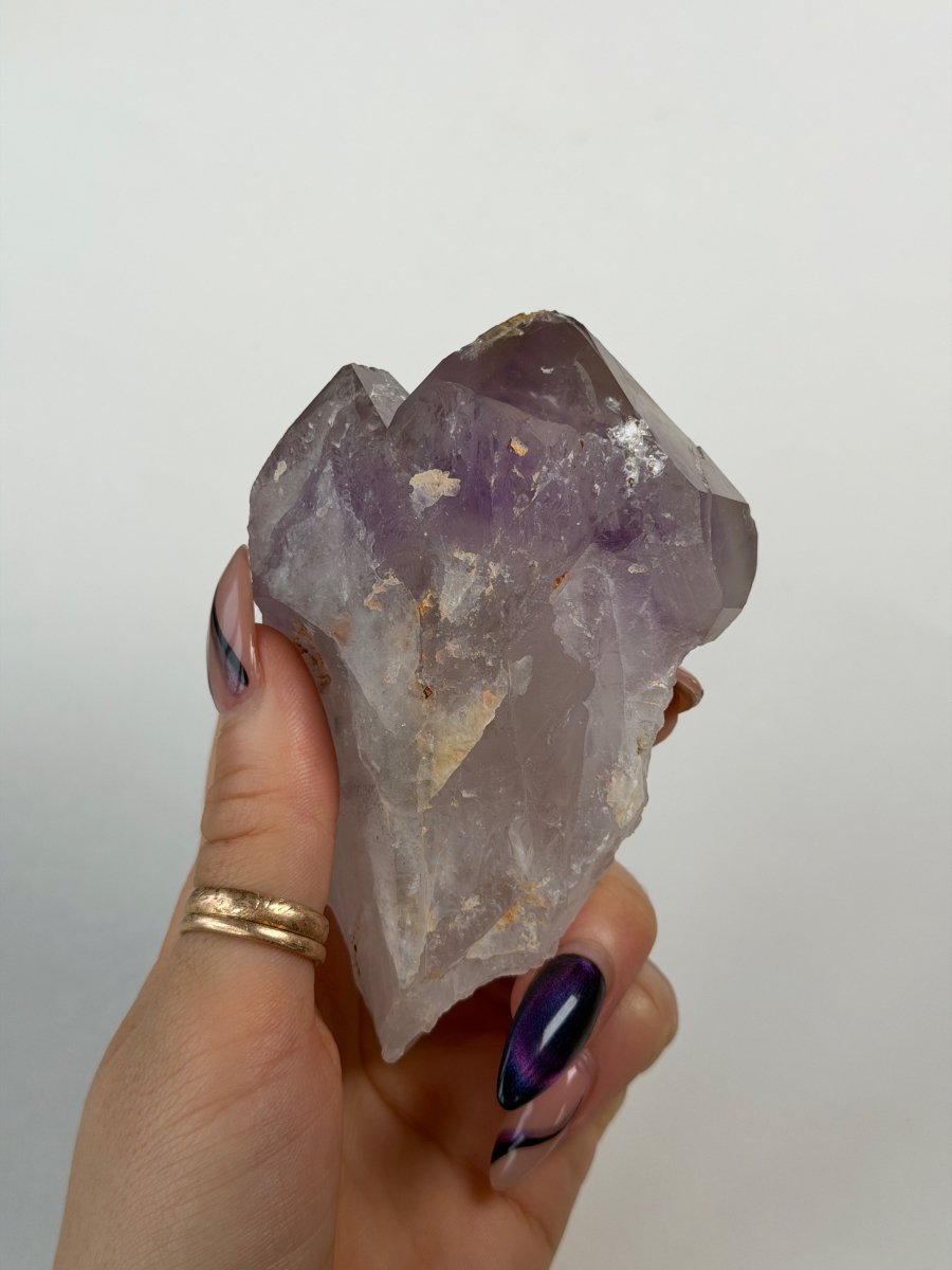 Madagascan Elestial Amethyst, T AmethystMadagascar - Haus of Moss + Moon