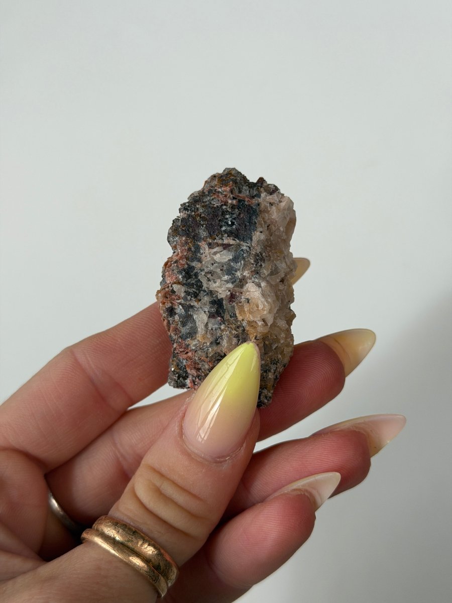 Manganese Quartz with Baryte, Morocco Manganese QuartzMorocco - Haus of Moss + Moon