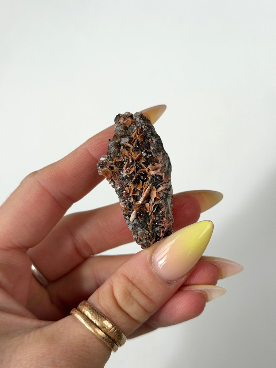 Manganese Quartz with Baryte, Morocco Manganese QuartzMorocco - Haus of Moss + Moon