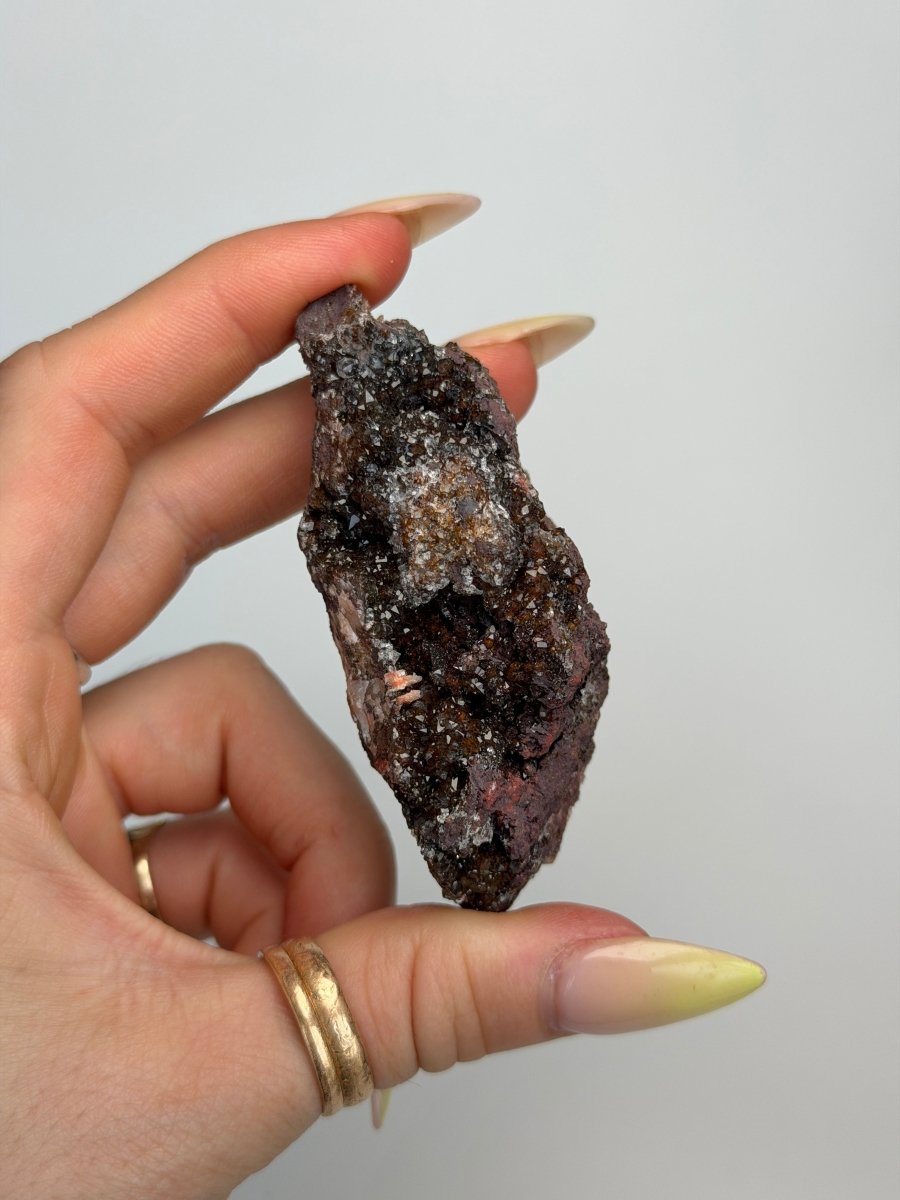 Manganese Quartz with Baryte, Morocco Manganese Quartz Morocco - Haus of Moss + Moon