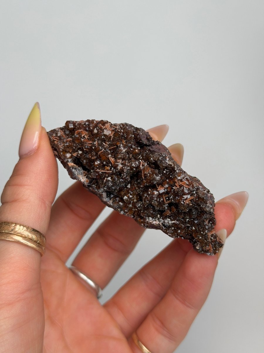 Manganese Quartz with Baryte, Morocco Manganese Quartz Morocco - Haus of Moss + Moon