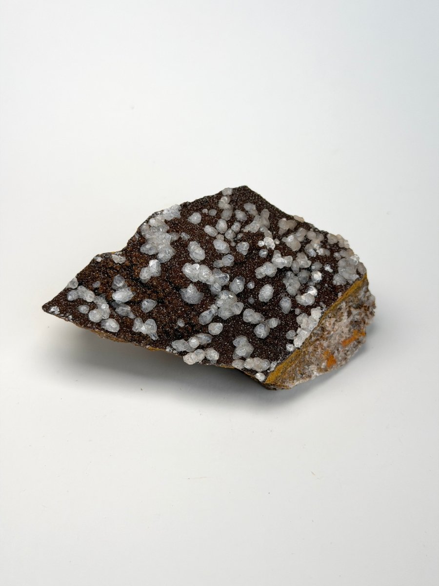 Manganese Quartz with Calcite, Morocco Manganese Quartz Morocco - Haus of Moss + Moon