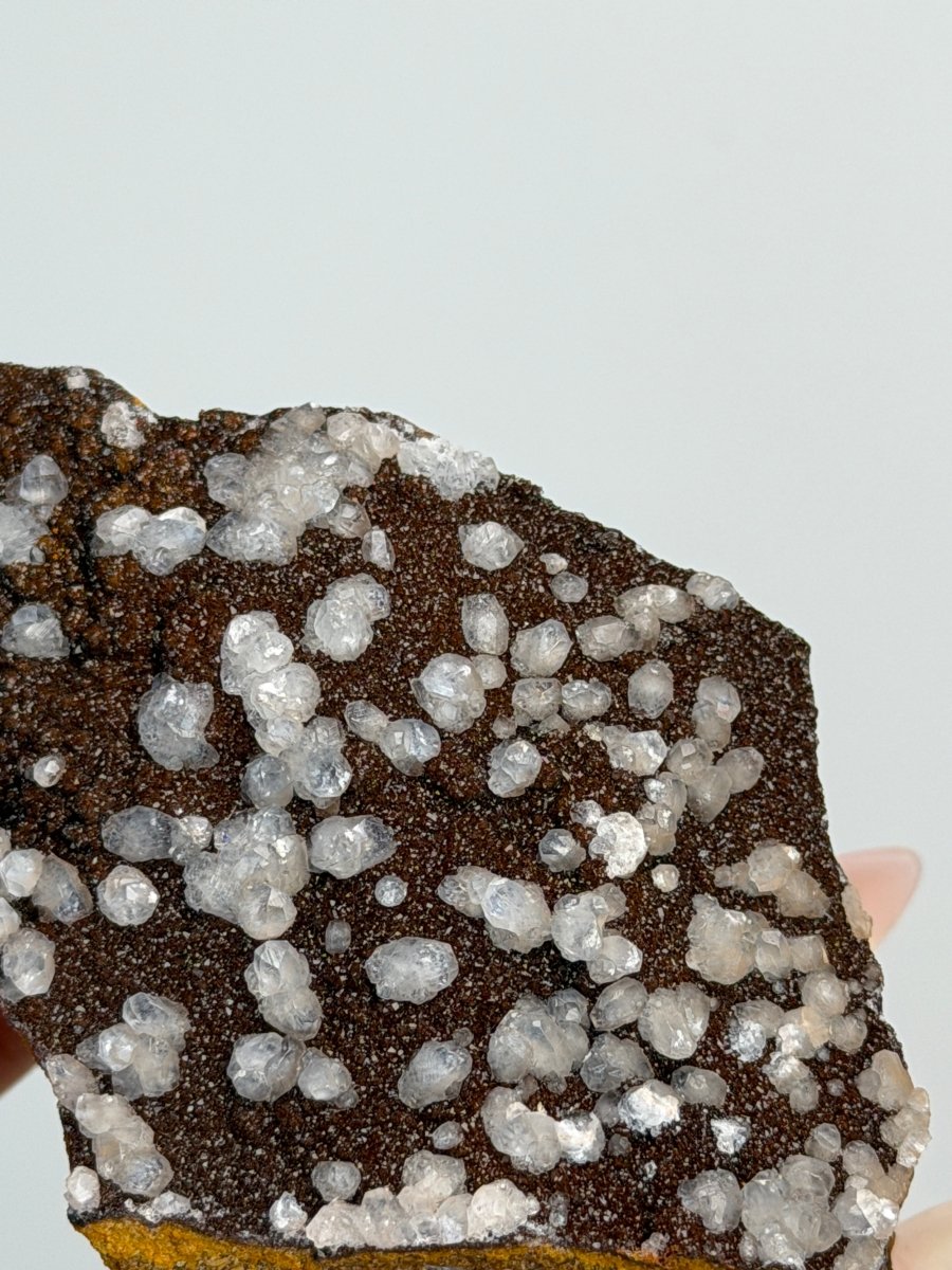 Manganese Quartz with Calcite, Morocco Manganese Quartz Morocco - Haus of Moss + Moon