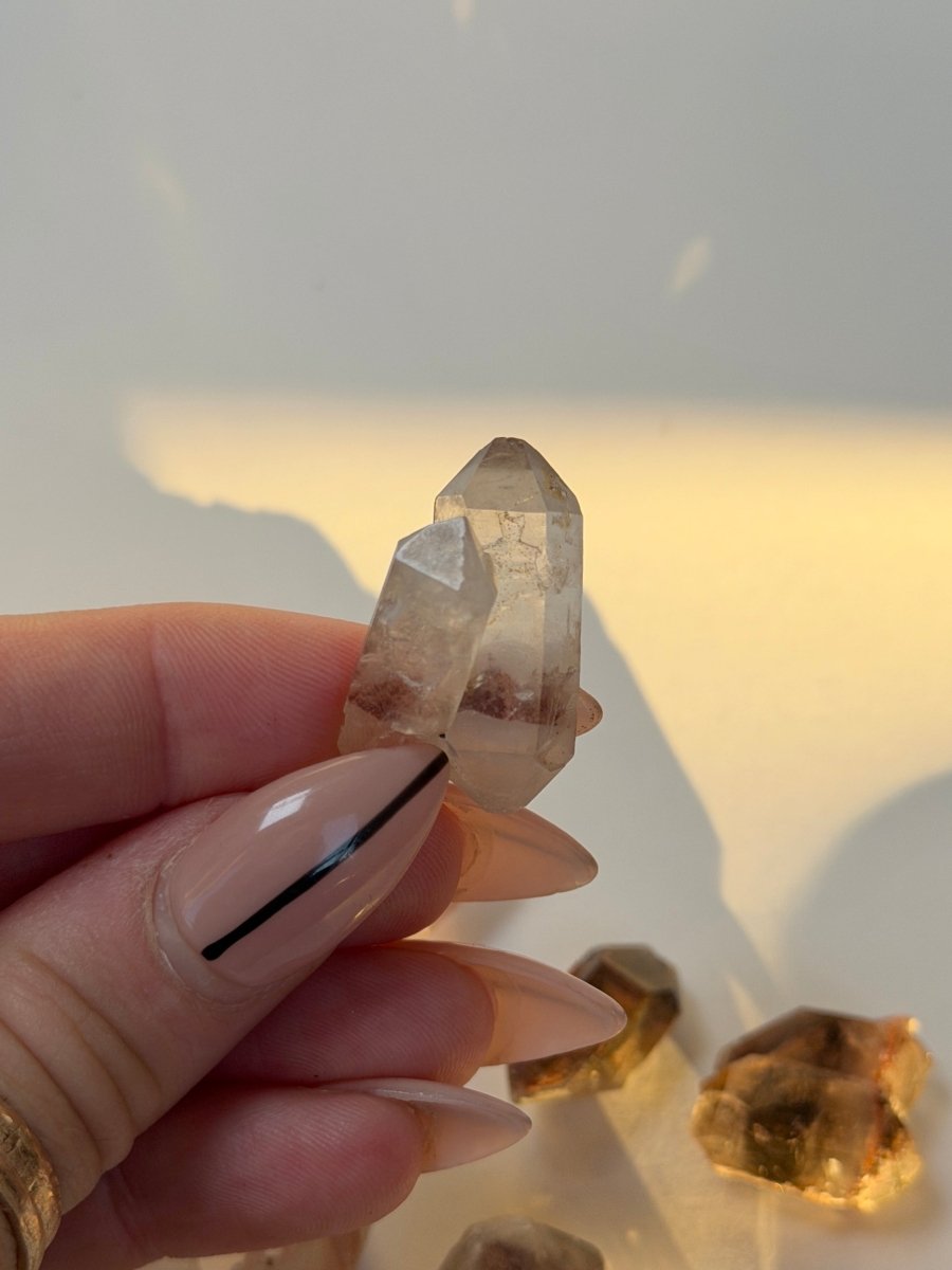 Mini Orange River Quartz Point, South Africa Hematoid QuartzSouth Africa - Haus of Moss + Moon